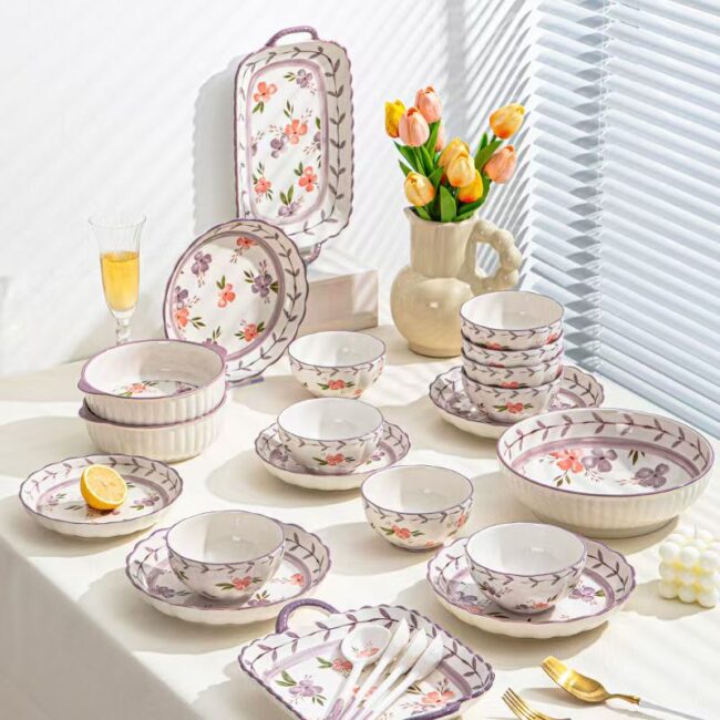 High-quality ceramic dinnerware sets for modern homes