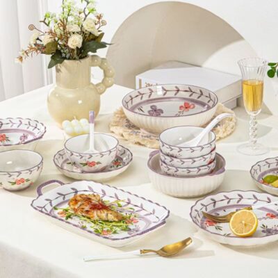 High-quality ceramic dinnerware sets for modern homes