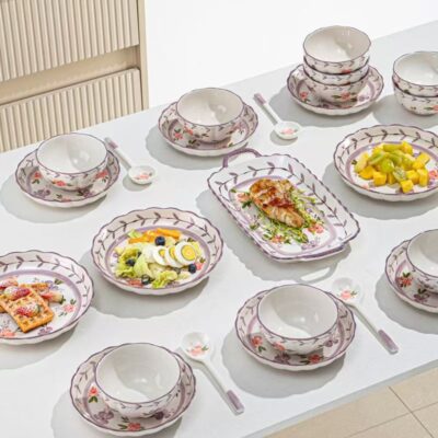 High-quality ceramic dinnerware sets for modern homes
