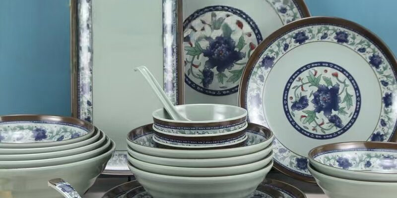Restaurant melamine dinnerware sets for hotels and catering