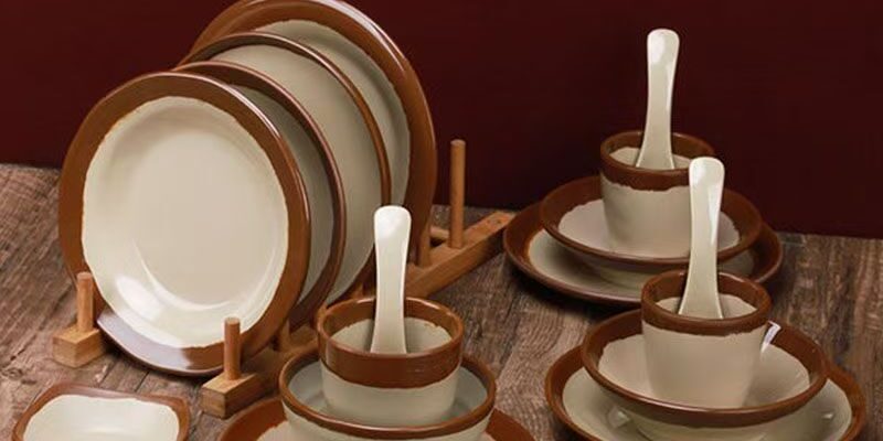 Restaurant vintage melamine dinnerware sets collection